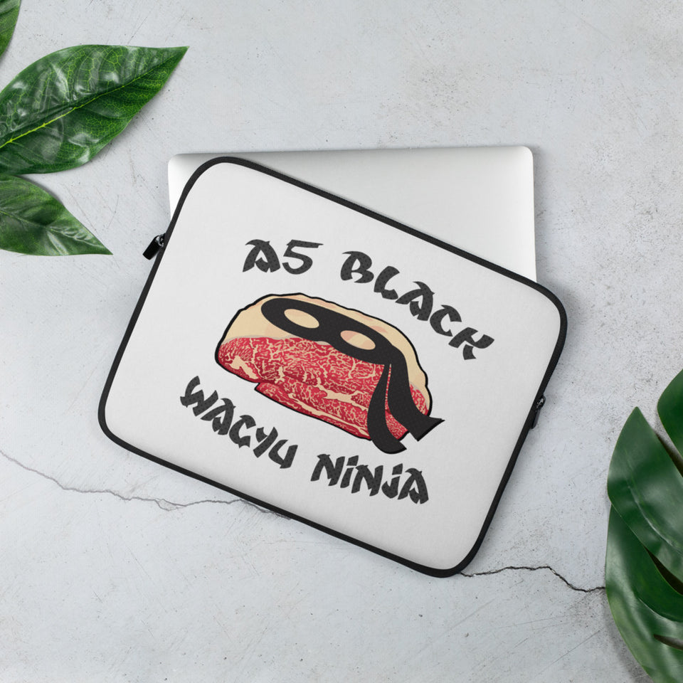 A5 BLACK WAGYU NINJA LAPTOP SLEEVE