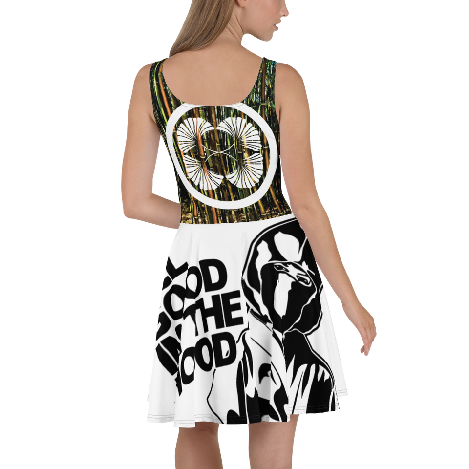 BAMBOO KAMON x ALL GOOD IN THE HOOD SKATER DRESS