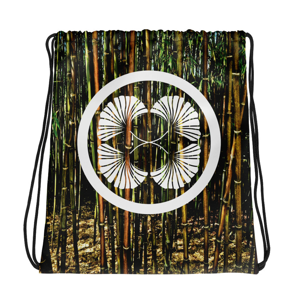 BAMBOO KAMON DRAWSTRING BAG