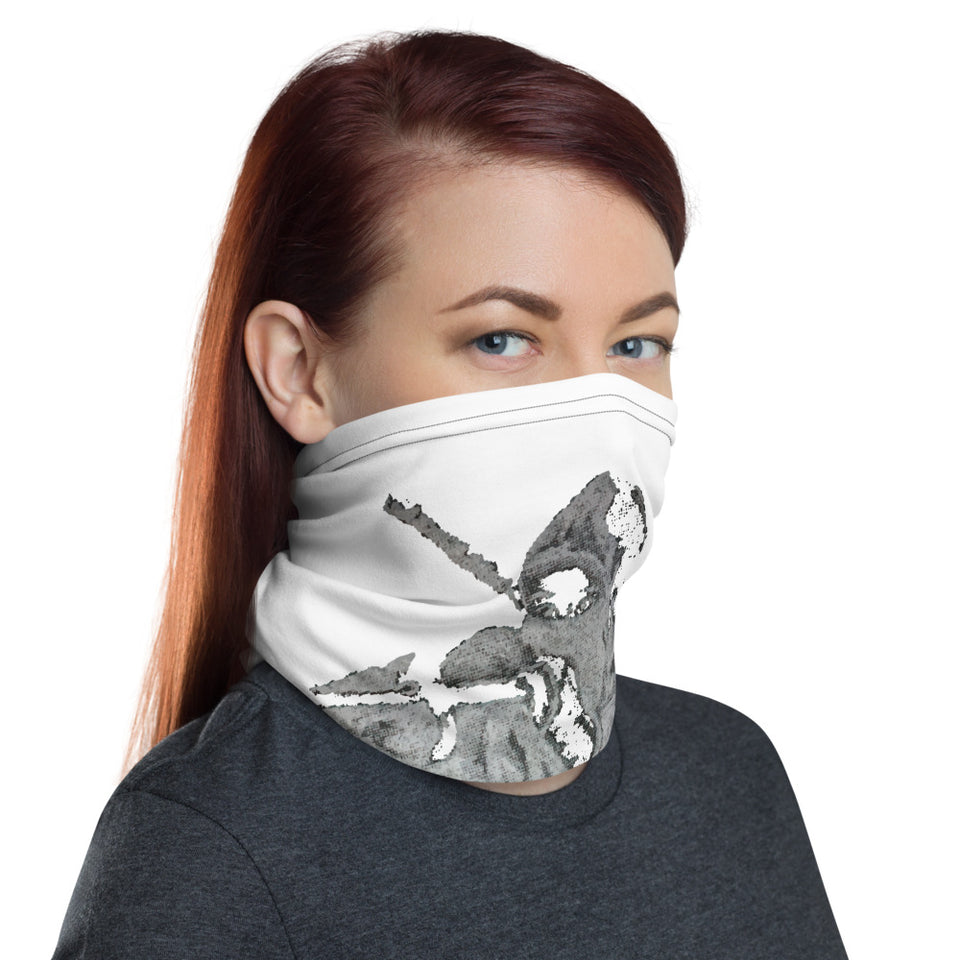 CROUCHING NINJA, HIDDEN DRAGON NECK GAITER