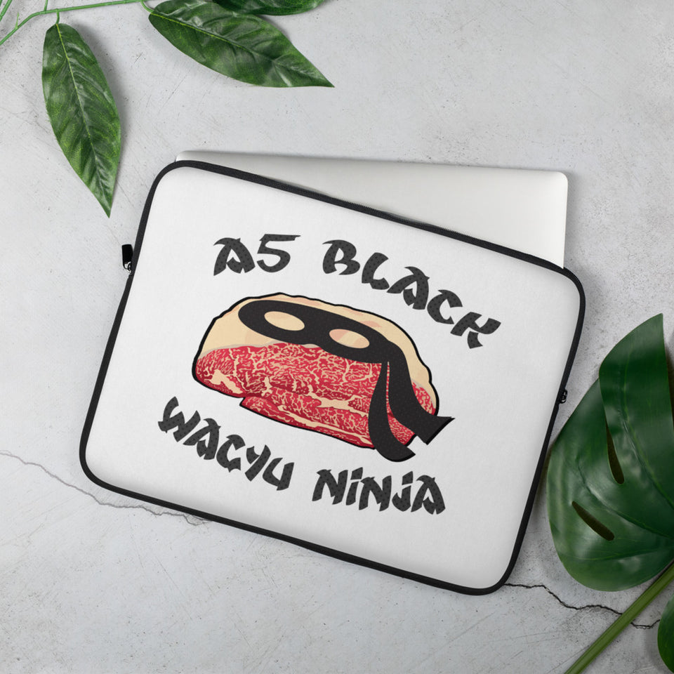 A5 BLACK WAGYU NINJA LAPTOP SLEEVE