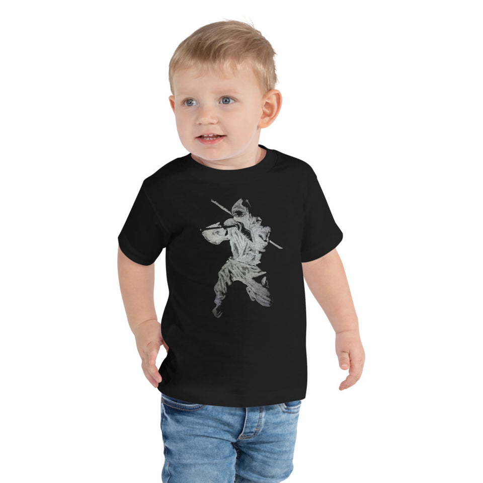 CROUCHING NINJA, HIDDEN DRAGON TODDLER T-SHIRT