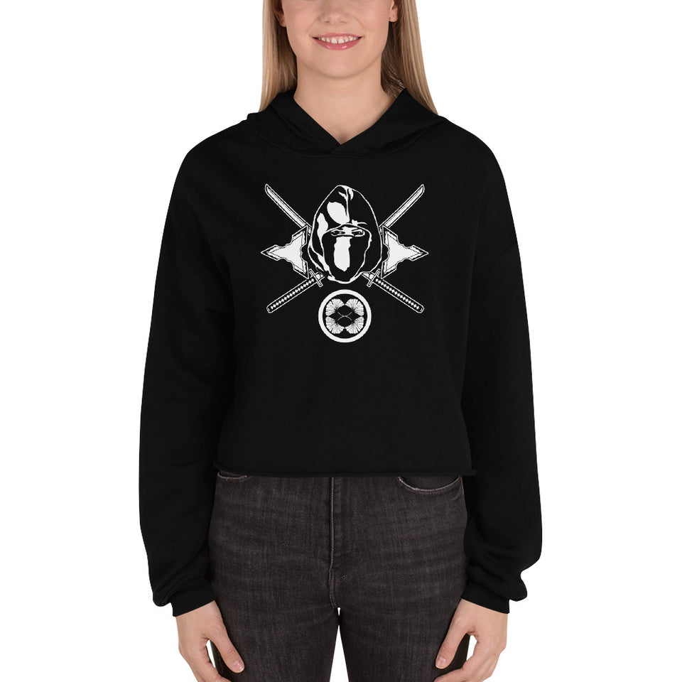 SHINOBI NO MONO WOMEN'S CROP HOODIE